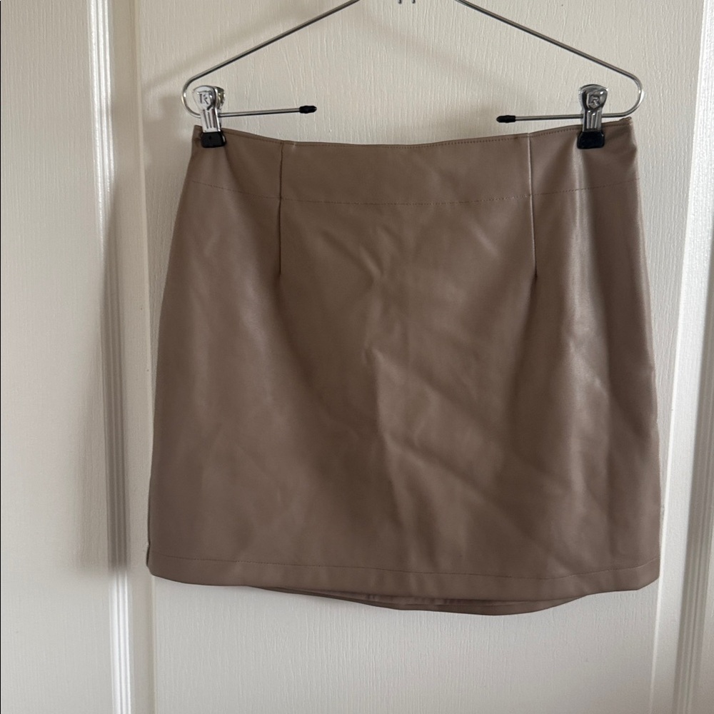 Abercrombie Faux Leather Skirt